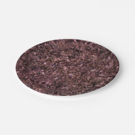 Natuurlijk steenpatroon papieren bordje