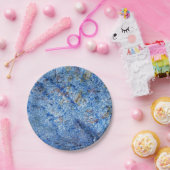 Natuurlijk steenpatroon papieren bordje (Feest)