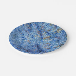 Natuurlijk steenpatroon papieren bordje