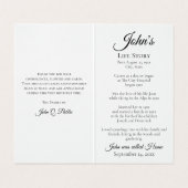 Natuurlijk strand kust begrafenis gebed visitekaartje (Binnenkant ongevouwen)