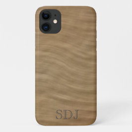 Natuurlijk Taan Zandsteen Monogram Case-Mate iPhone Case