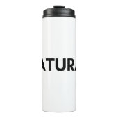 natuurlijk thermosbeker (Voorkant)