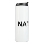 natuurlijk thermosbeker (Gedraaid links)