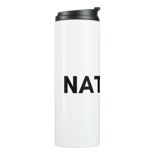 natuurlijk thermosbeker (Gedraaid links)