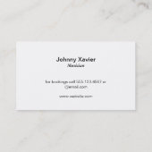 Natuurlijk type Monogram Crimson Red Visitekaartje (Achterkant)