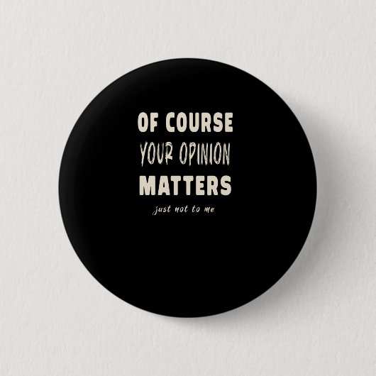 Natuurlijk uw mening S2 Ronde Button 5,7 Cm (Voorkant)