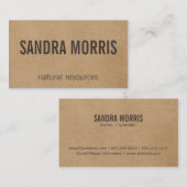 Natuurlijk Visitekaartje (Voorkant / Achterkant)
