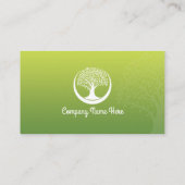 Natuurlijk Visitekaartje (groene Kaart) (Achterkant)