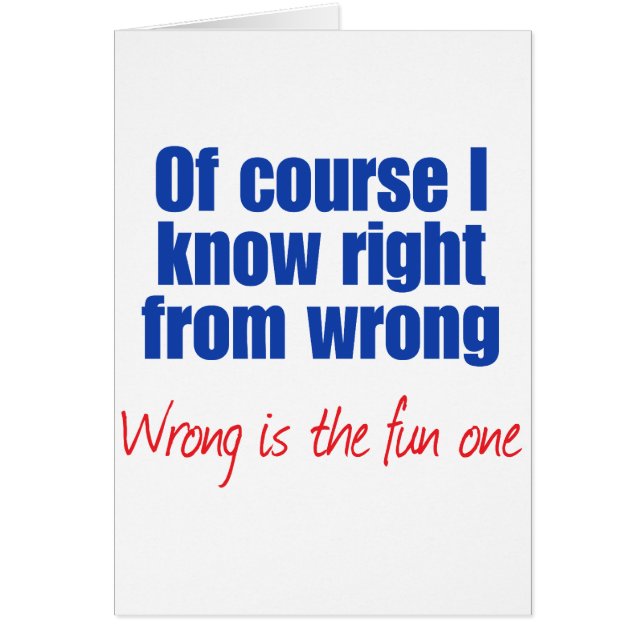 Natuurlijk weet ik het goed van fout (Voorkant)