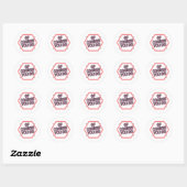 Natuurlijk Wel Ronde Sticker (Vel)