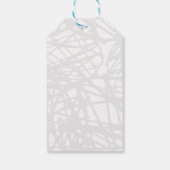 Natuurlijk wit patroon cadeaulabel (Achterkant)