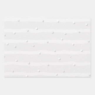 Natuurlijk wit patroon inpakpapier vel
