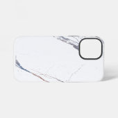 Natuurlijk Witte Marmer iPhone Hoesje (Achterkant horizontaal)