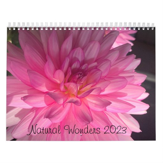 Natuurlijk wonder Two Page MediumCalendar, White 2 Kalender (Hoes)