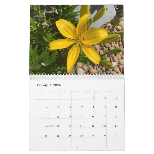 Natuurlijk wonder Two Page MediumCalendar, White 2 Kalender (Jan 2026)