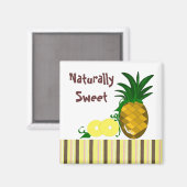 Natuurlijk Zoete Ananas Magneet (Voorkant / Achterkant)