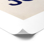 Natuurlijk zullen we de baan afmaken! (wit) poster (Hoek)