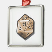 Natuurlijke 20 metalen ornament (Links)