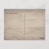 Natuurlijke aarde rustieke bos bladeren briefkaart (Achterkant)