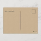 Natuurlijke Aarde Rustieke Bosland Herfstbladeren  Briefkaart (Achterkant)