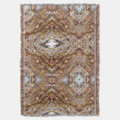 Natuurlijke Aarde Tonen Kralen Print Deken (Voorkant Verticaal)