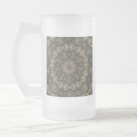 Natuurlijke aardetinten Mandala-patroon