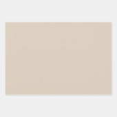 Natuurlijke aardse kerst Boho Inpakpapier Vel (Voorkant)