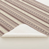 Natuurlijke aardtonen sherpa deken (3/4)