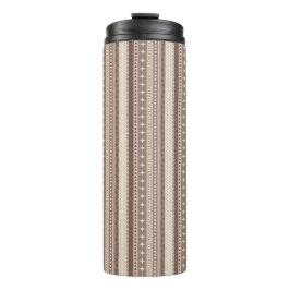 Natuurlijke aardtonen thermosbeker