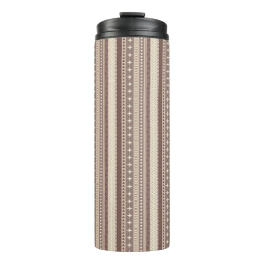 Natuurlijke aardtonen thermosbeker (Voorkant)