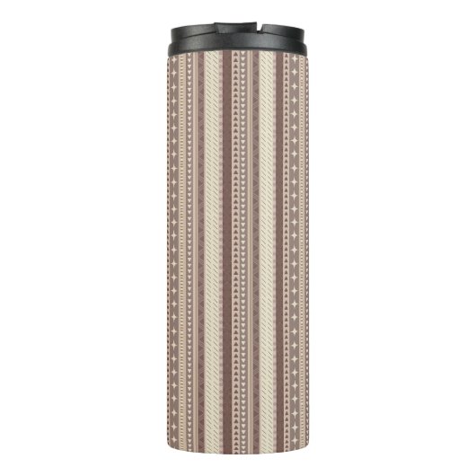 Natuurlijke aardtonen thermosbeker (Achterkant)