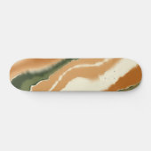 Natuurlijke Abstracte Geode-Waterverf Persoonlijk Skateboard (Horizontaal)