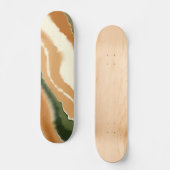 Natuurlijke Abstracte Geode-Waterverf Persoonlijk Skateboard (Voorkant)