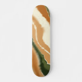 Natuurlijke Abstracte Geode-Waterverf Persoonlijk Skateboard (Voorkant)