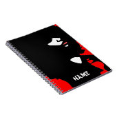 Natuurlijke afrodekplaatafbeelding notitieboek (Rechterzijde)