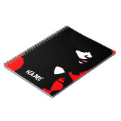 Natuurlijke afrodekplaatafbeelding notitieboek (Linkerzijde)