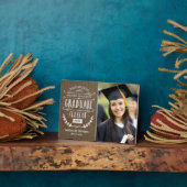 Natuurlijke Afstudeerder Afstuderen Plaque Fotoplaat (Zijkant)