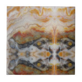 Natuurlijke agaatsteen, authentieke kleuren en ont tegeltje (Voorkant)