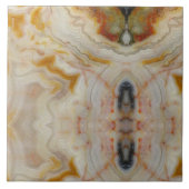 Natuurlijke agaatsteen, authentieke kleuren en ont tegeltje (Voorkant)