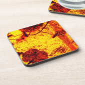 Natuurlijke amber bier onderzetter (Linkerzijde)