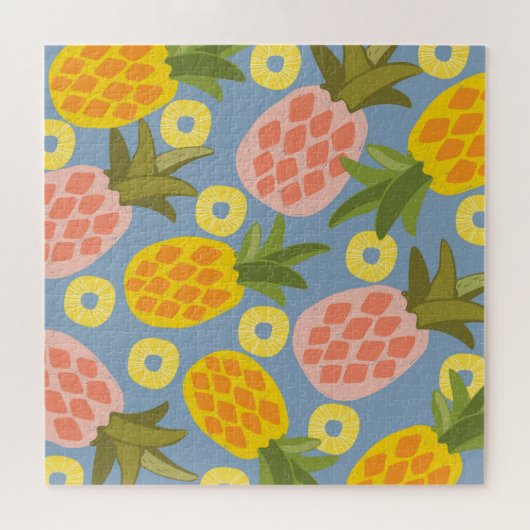 Natuurlijke ananas Abstract:  Beauty. Legpuzzel (Horizontaal)