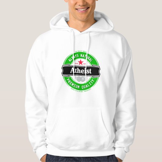 Natuurlijke atheïst hoodie (Voorkant)