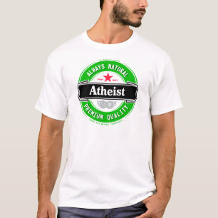 Natuurlijke atheïst t-shirt