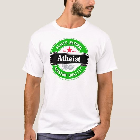 Natuurlijke atheïst t-shirt (Voorkant)