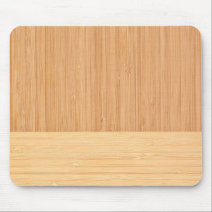 Natuurlijke Bamboe Border Wood Grain Kijk uit Muismat