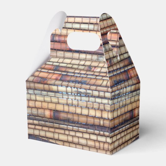 Natuurlijke Bamboe Favor Box Bedankdoosjes (Achterkant)