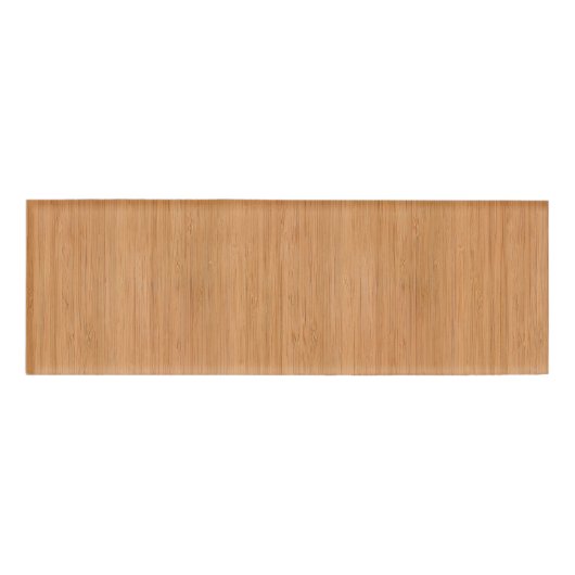 Natuurlijke Bamboe Hood Grain Kijk uit Naambadge (Voorkant)