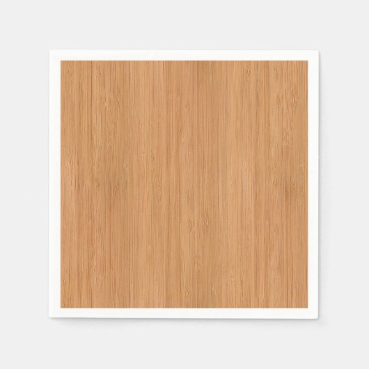 Natuurlijke Bamboe Hood Grain Kijk uit Servetten (Voorkant)