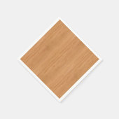 Natuurlijke Bamboe Hood Grain Kijk uit Servetten (Hoek)