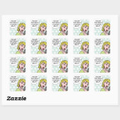 Natuurlijke Beauty Comic Book Stickers (Vel)